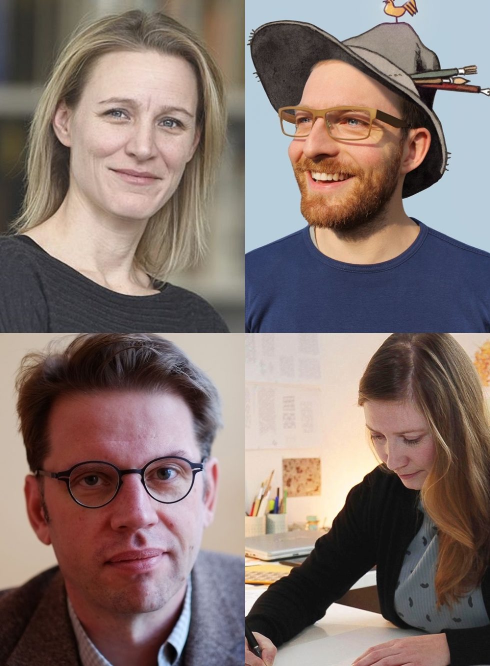 DAS AUGE LIEST MIT:  Podiumsdiskussion zum Thema Buchgestaltung Mit Friedrich Forssman, Markus Lefrançois, Rita Fürstenau und Katharina Hesse